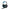 Black gaming headset with blue accents and a microphone on a white background