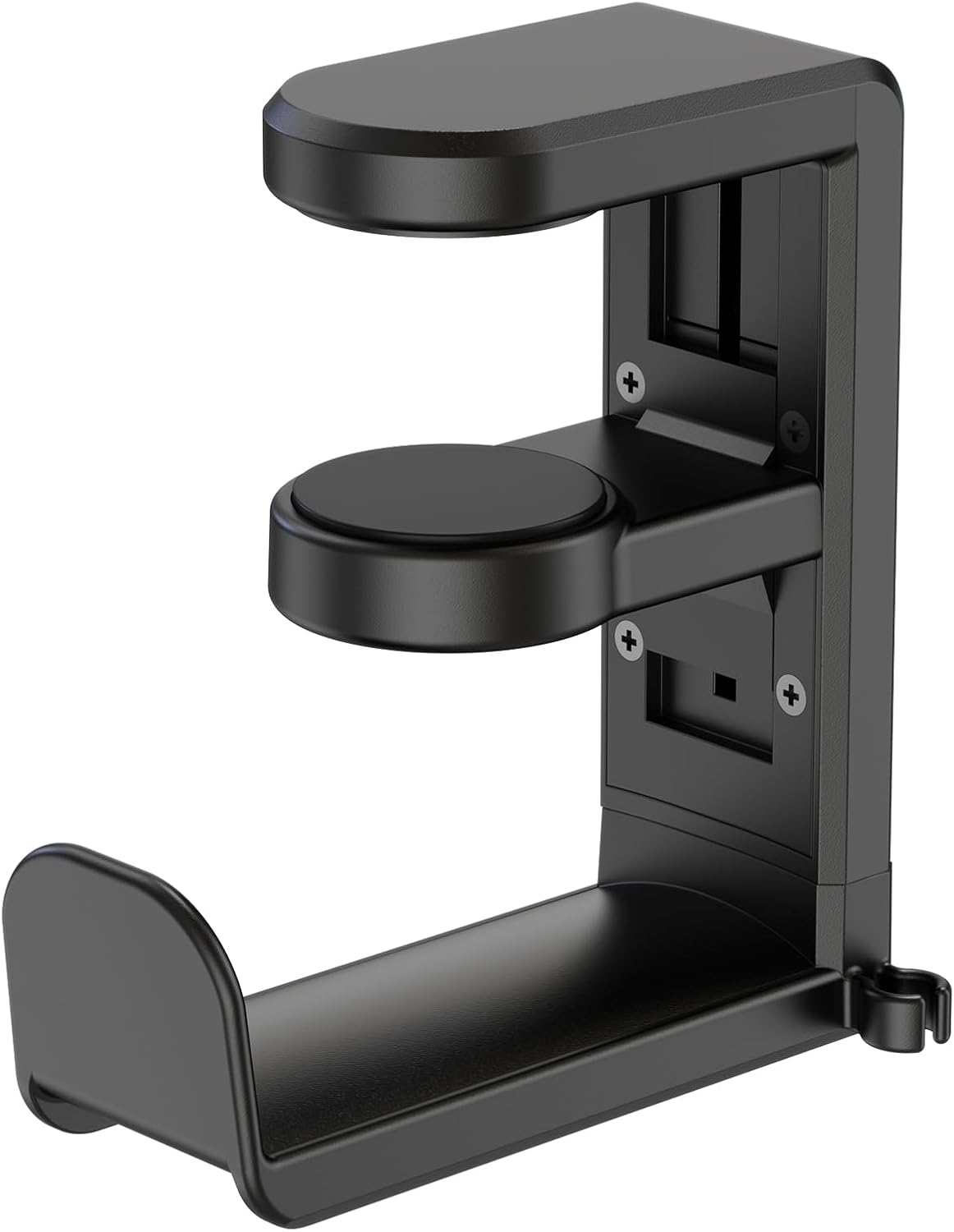 EURPMASK headphone stand, adjustable clamp-on headset holder with a rotating arm for easy access.