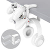 EURPMASK headphone stand, adjustable clamp-on headset holder with a rotating arm for easy access.