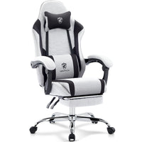  Morkprism Gaming Chair features 90-145° reclining, adjustable height, and 360° swivel for ultimate comfort.