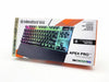Box of Apex Pro TKL mechanical gaming keyboard with RGB lighting
