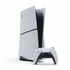 Sony PlayStation 5 console with DualSense wireless controller on a white background